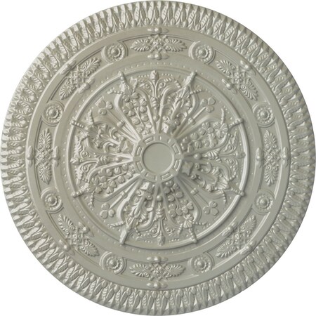 Ekena Millwork Naple Ceiling Medallion (Fits Canopies up to 3 3/8"), Hand-Painted Flash Copper, 37 1/2"OD x 3 3/8"P CM37NAFCS